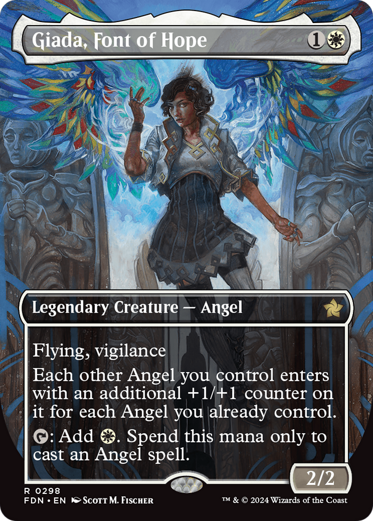 Giada, Font of Hope (Borderless) (FDN-298)  Foil - Foundations
