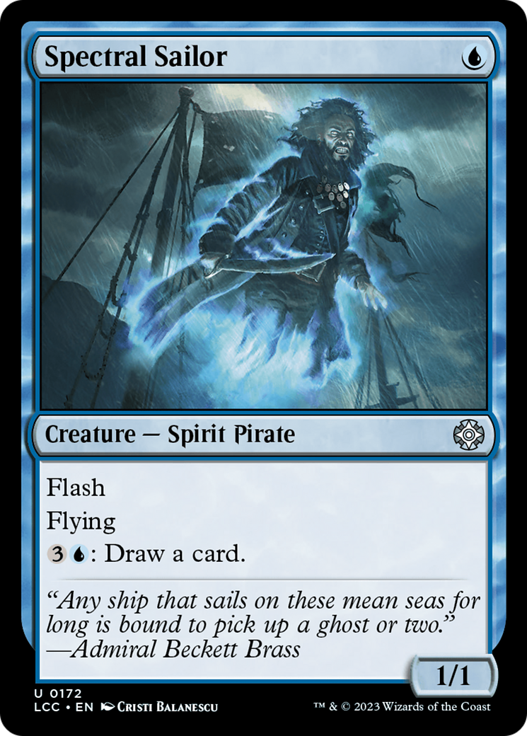 Spectral Sailor (LCC-172)  - The Lost Caverns of Ixalan Commander