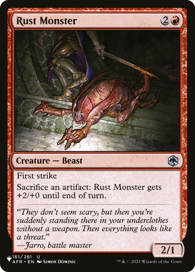 Rust Monster (LIST-AFR-161)  - The List