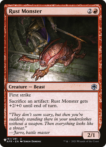 Rust Monster (LIST-AFR-161)  - The List