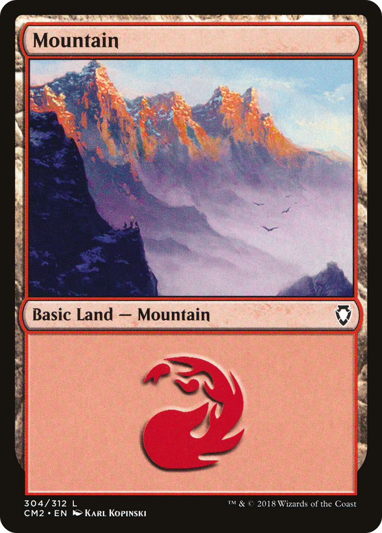 Mountain (304) (CM2-304)  - Commander Anthology Volume II