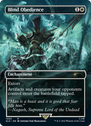 Blind Obedience (Borderless) (SLD-1030)  Foil - Secret Lair Drop