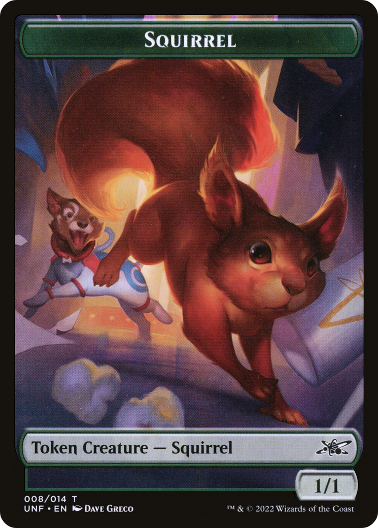 Squirrel Token (UNF-008)  - Unfinity Tokens