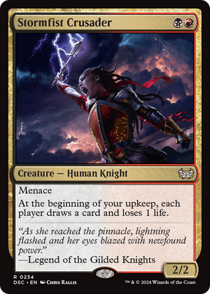 Stormfist Crusader (DSC-234)  - Duskmourn: House of Horror Commander