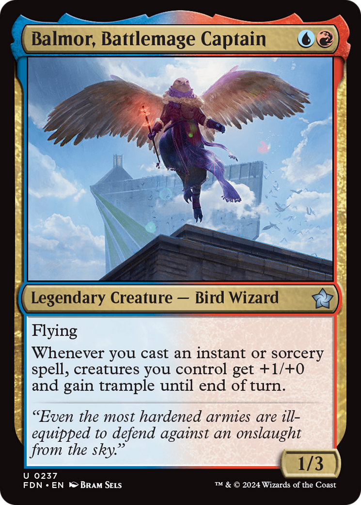 Balmor, Battlemage Captain (FDN-237)  Foil - Foundations