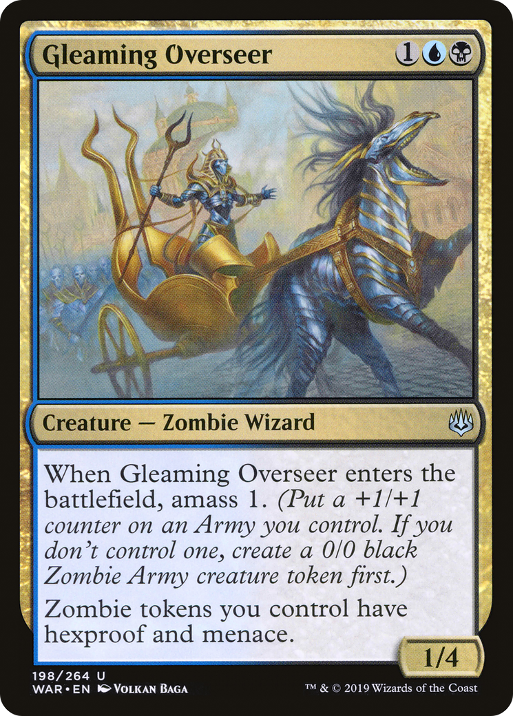 Gleaming Overseer (WAR-198)  Foil - War of the Spark