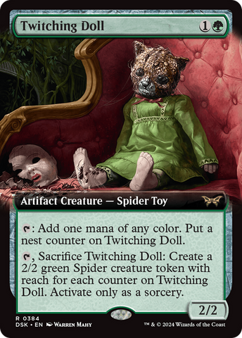 Twitching Doll (Extended Art) (DSK-384)  - Duskmourn: House of Horror: (Extended Art)