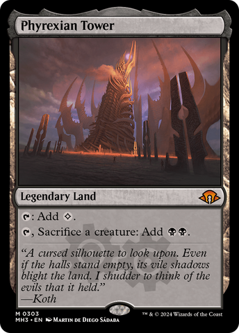Phyrexian Tower (MH3-303)  Foil - Modern Horizons 3