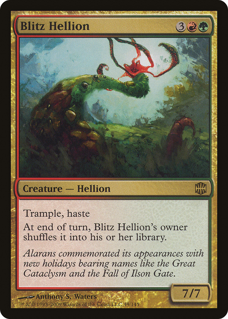 Blitz Hellion (ARB-049)  Foil - Alara Reborn