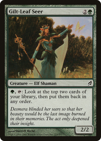Gilt-Leaf Seer (LRW-215)  - Lorwyn
