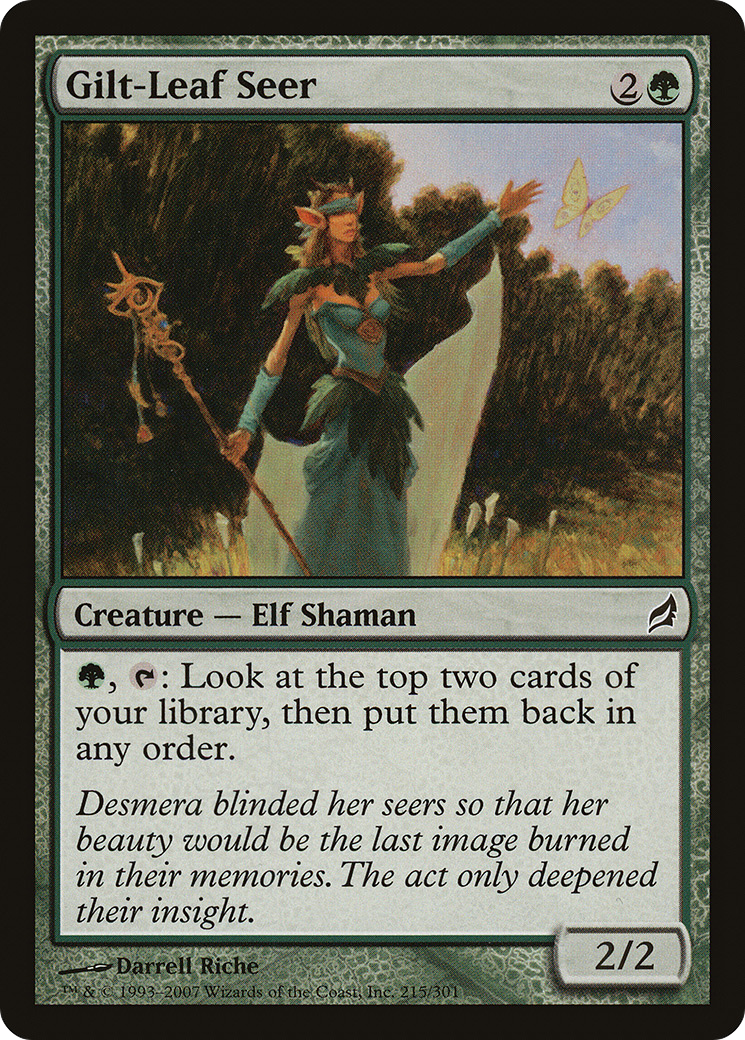 Gilt-Leaf Seer (LRW-215)  Foil - Lorwyn