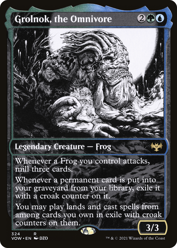 Grolnok, the Omnivore (Showcase) (VOW-324)  - Innistrad: Crimson Vow: (Showcase)