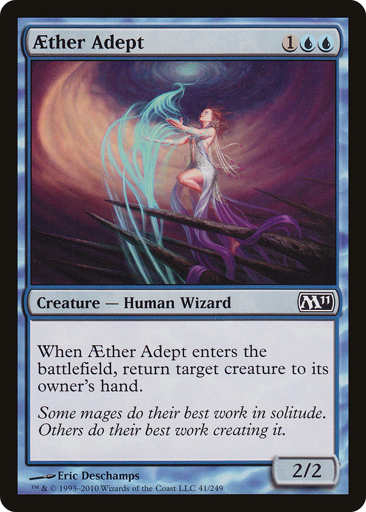 Aether Adept (M11-041)  Foil - Magic 2011