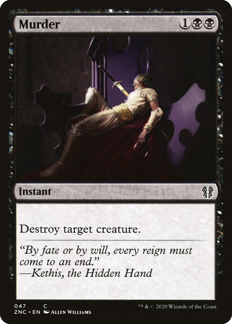 Murder (ZNC-047)  - Zendikar Rising Commander