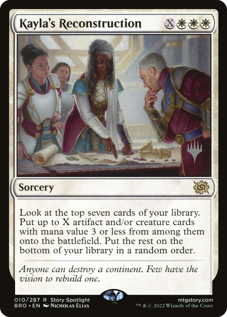 Kayla's Reconstruction (PPBRO-010)  - The Brothers' War Promos