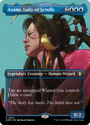 Azami, Lady of Scrolls (Borderless) (CMM-672)  - Commander Masters