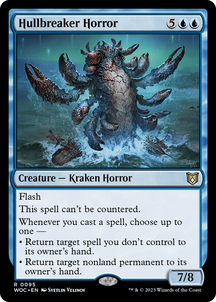 Hullbreaker Horror (WOC-095)  - Wilds of Eldraine Commander