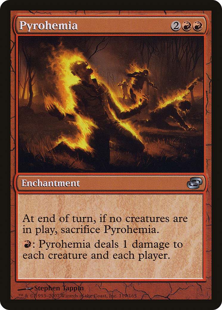 Pyrohemia (PLC-119)  Foil - Planar Chaos: (colorshifted)