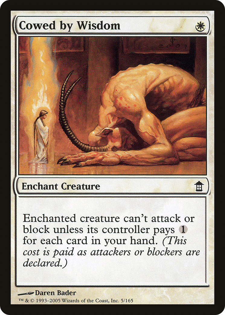 Cowed by Wisdom (SOK-005) - Saviors of Kamigawa Foil