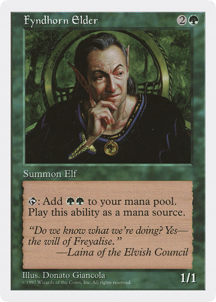 Fyndhorn Elder (5ED-)  - Fifth Edition