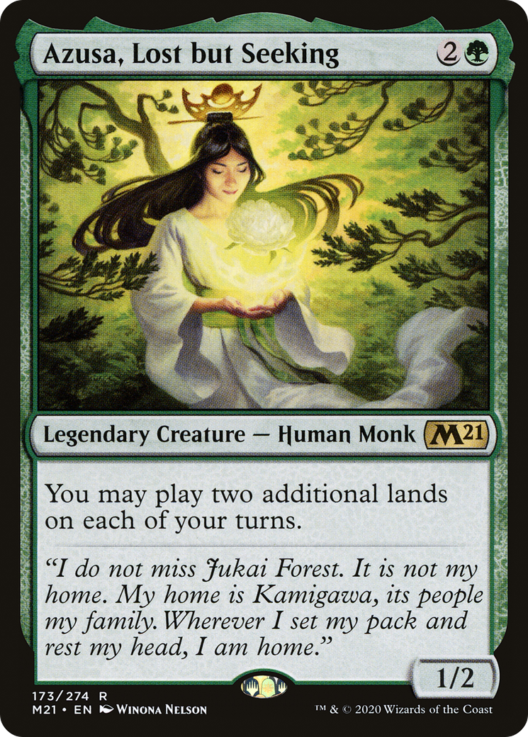 Azusa, Lost but Seeking (M21-173)  - Core Set 2021