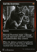 End the Festivities (DBL-422)  Foil - Innistrad: Double Feature