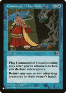 Command of Unsummoning (LIST-POR-48)  - The List