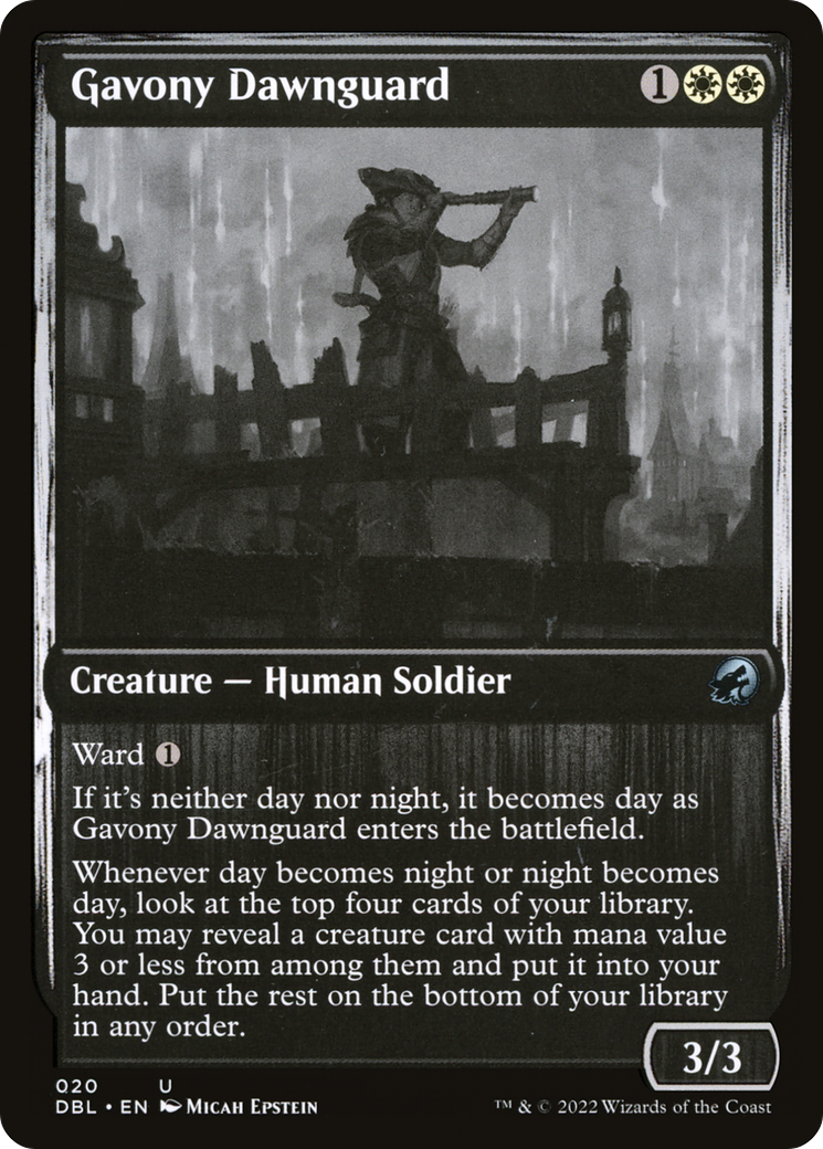 Gavony Dawnguard (DBL-020)  Foil - Innistrad: Double Feature