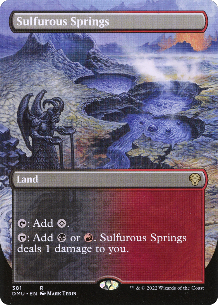 Sulfurous Springs (Borderless) (DMU-381)  Foil - Dominaria United