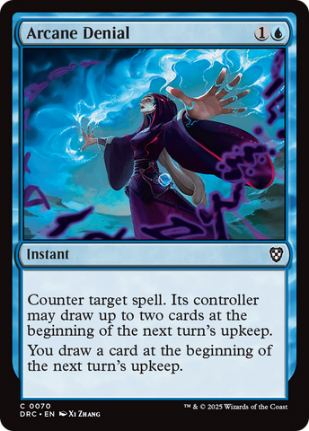 Arcane Denial (DRC-070)  - Commander: Aetherdrift