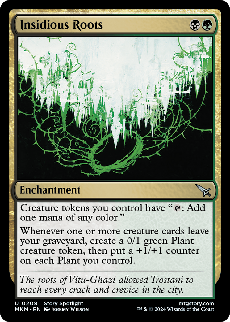 Insidious Roots (MKM-208)  Foil - Murders at Karlov Manor