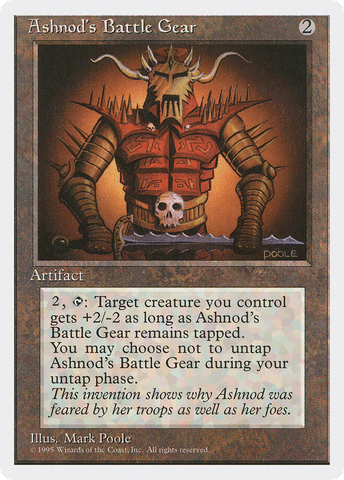 Ashnod's Battle Gear (4ED-)  - Fourth Edition