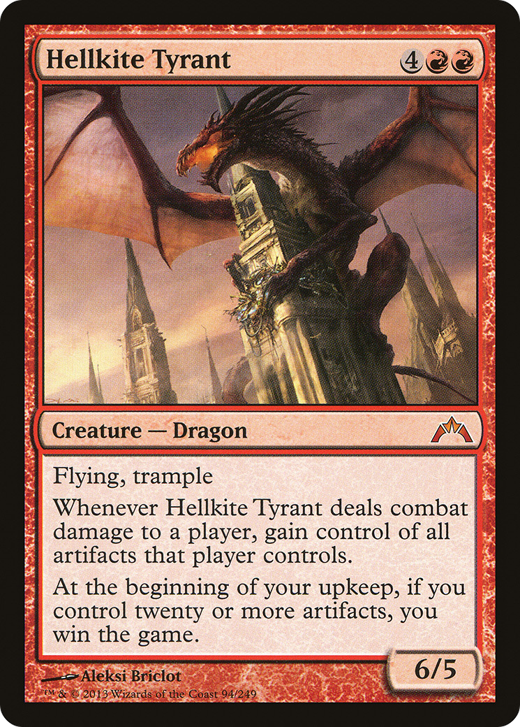 Hellkite Tyrant (GTC-094)  Foil - Gatecrash