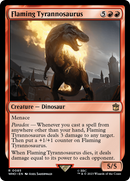 Flaming Tyrannosaurus (WHO-085)  Foil - Doctor Who
