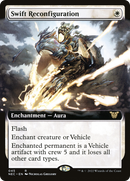 Swift Reconfiguration (Extended Art) (NEC-045)  - Neon Dynasty Commander: (Extended Art)