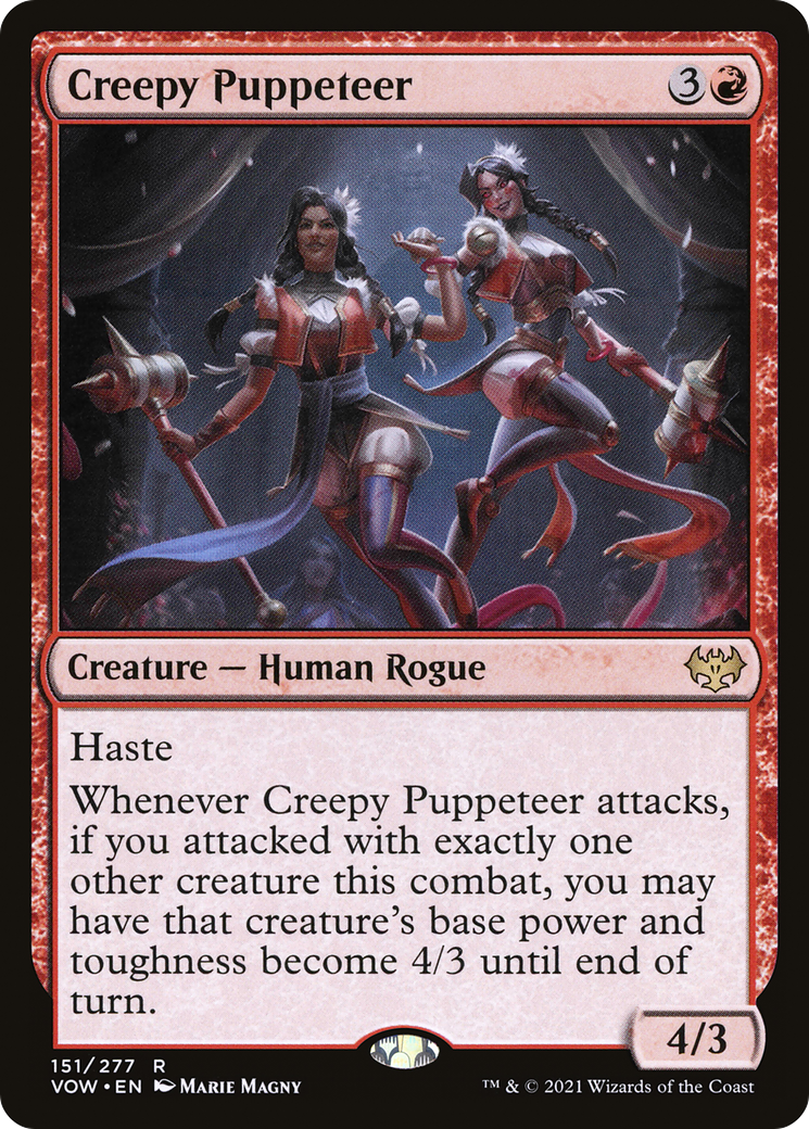 Creepy Puppeteer (VOW-151)  Foil - Innistrad: Crimson Vow