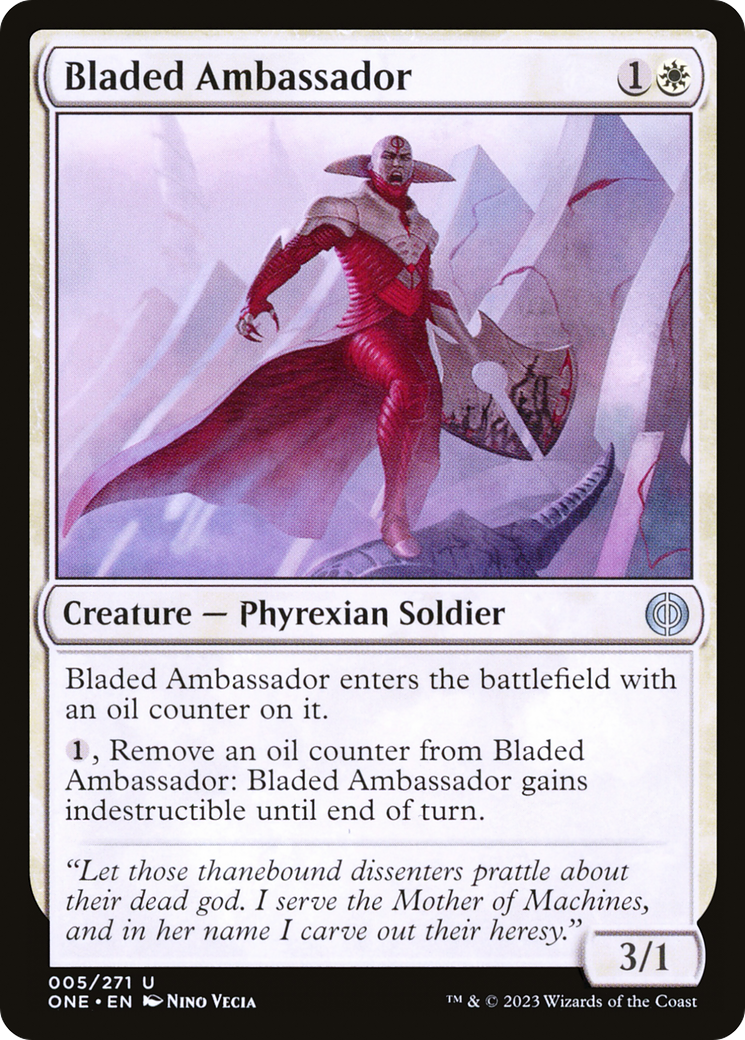 Bladed Ambassador (ONE-005)  - Phyrexia: All Will Be One