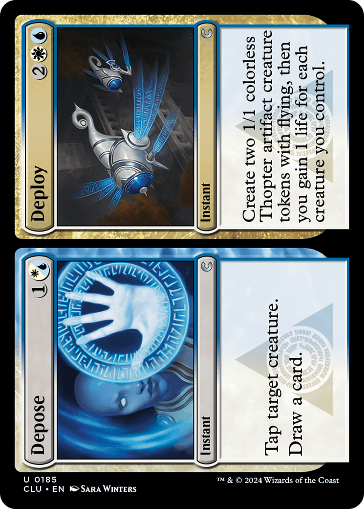 Depose // Deploy (CLU-185)  - Ravnica: Clue Edition