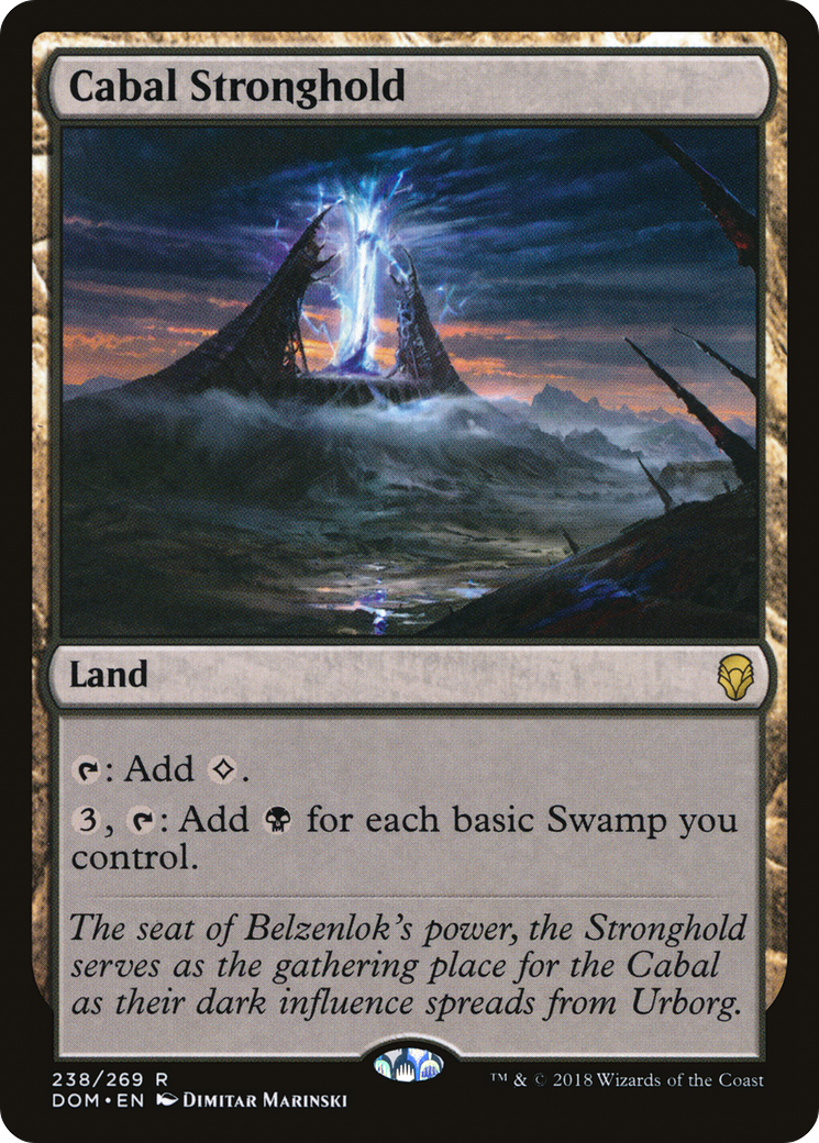Cabal Stronghold (DOM-238)  Foil - Dominaria