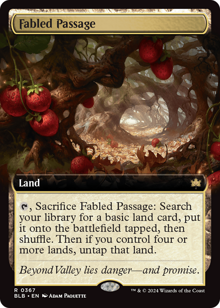 Fabled Passage (Extended Art) (BLB-367)  - Bloomburrow: (Extended Art)