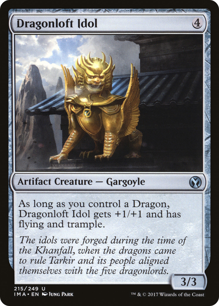 Dragonloft Idol (IMA-215)  Foil - Iconic Masters