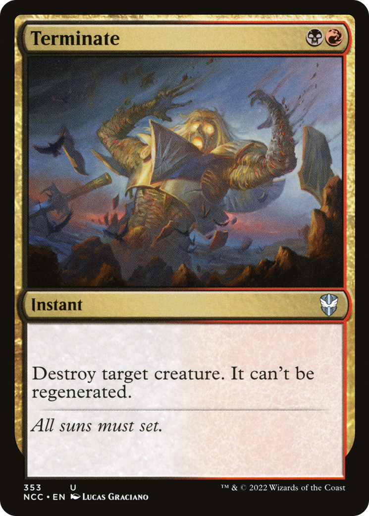 Terminate (NCC-353)  - New Capenna Commander