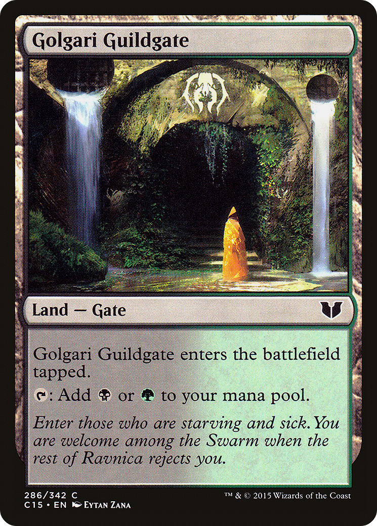 Golgari Guildgate (C15-286)  - Commander 2015