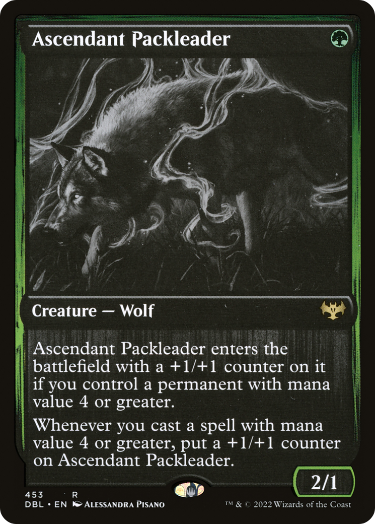 Ascendant Packleader (DBL-453)  Foil - Innistrad: Double Feature