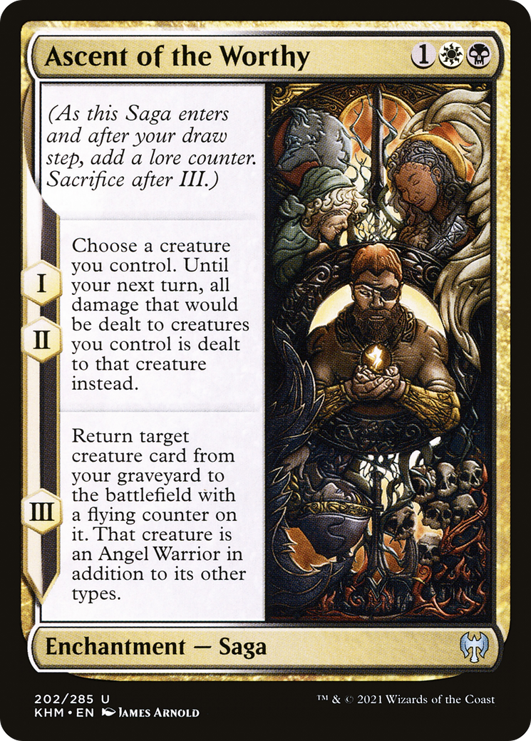 Ascent of the Worthy (KHM-202)  - Kaldheim