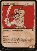 Goblin Javelineer (Showcase) (AFR-318)  Foil - Adventures in the Forgotten Realms: (Showcase)