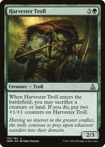 Harvester Troll (OGW-133)  Foil - Oath of the Gatewatch