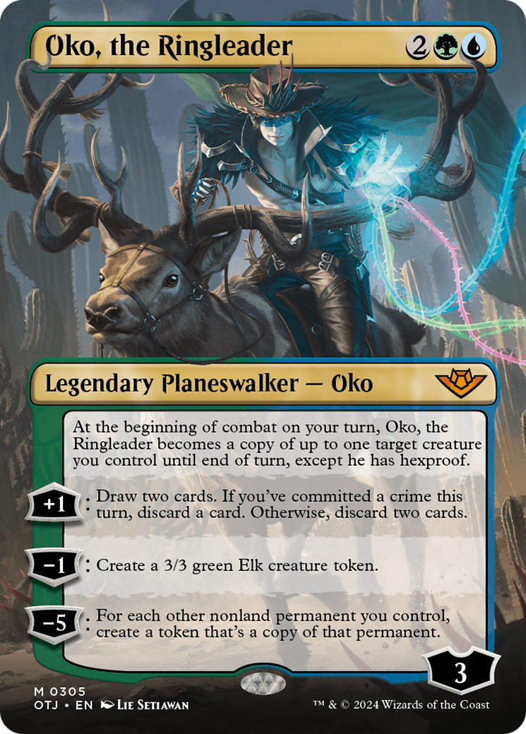 Oko, the Ringleader (Borderless) (OTJ-305)  - Outlaws of Thunder Junction