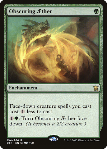 Obscuring Aether (DTK-194)  Foil - Dragons of Tarkir