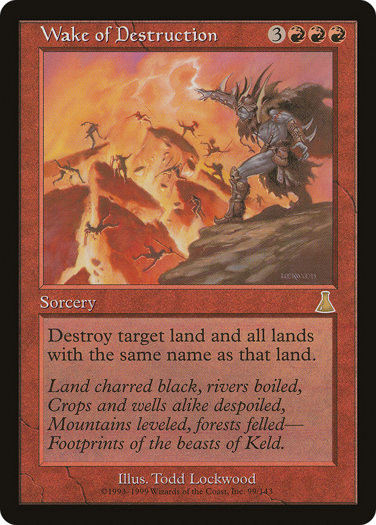 Wake of Destruction (UDS-099)  - Urza's Destiny